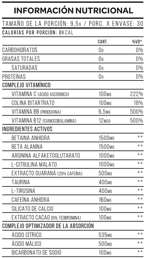 Pump V8 285 gr