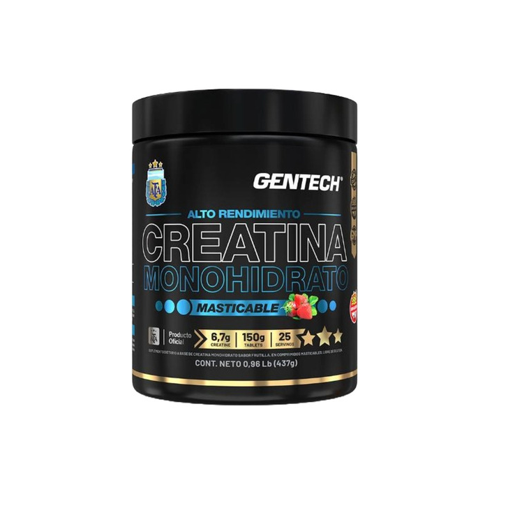 Creatina Masticable 150 tabs Gentech