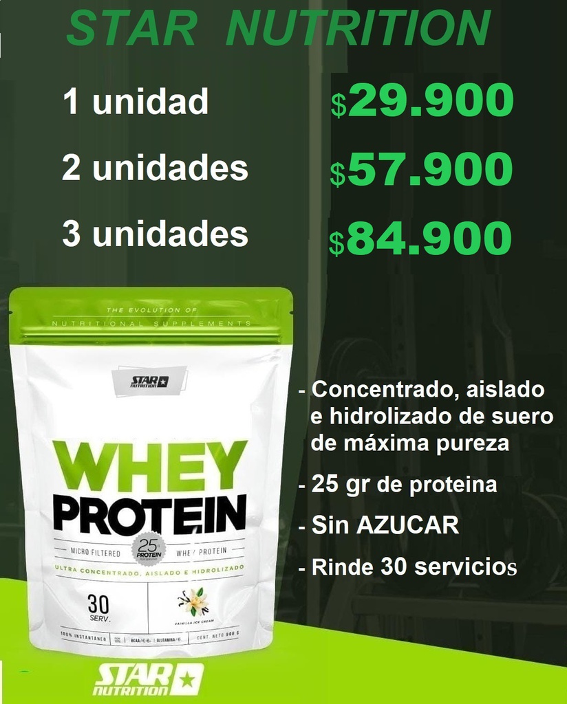 COMBO - Whey 2 lbs doy pack STAR